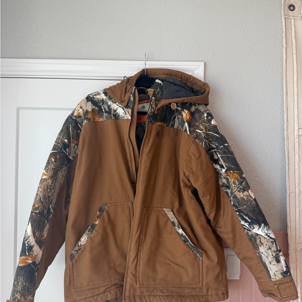 Legendary Whitetails Duck Lined  Camouflage Hooded Jacket